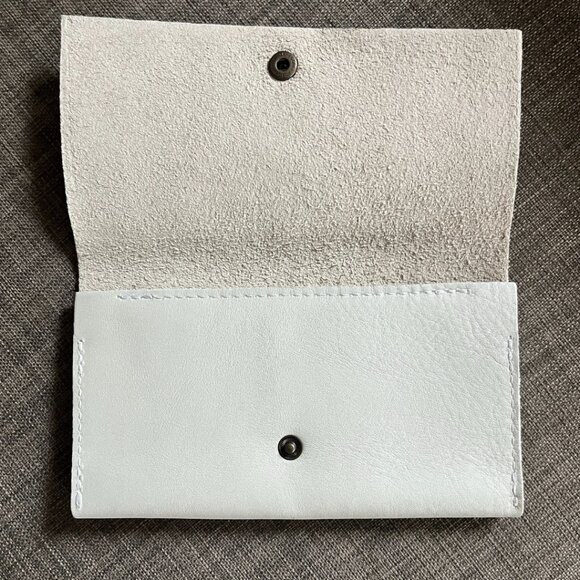 Portland Leather Rancher wallet in PEARL *brand new* - Picture 3 of 5